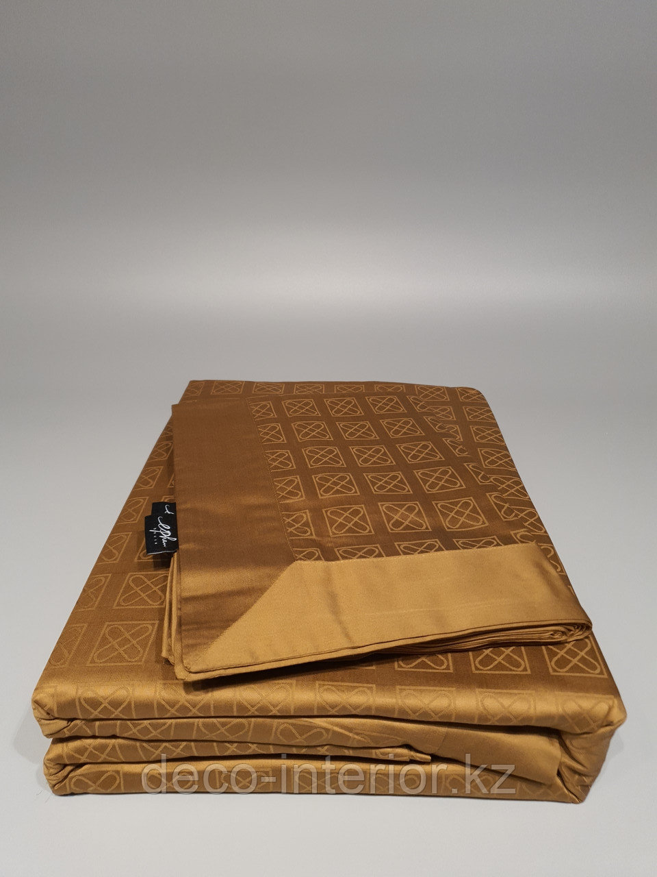 Комплект постельного белья двуспальный из сатина с принтом геометрических квадратов - фото 6 - id-p106462512