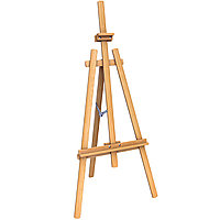 Мольберт с дополнительной полочкой для стакана, 150x55 см