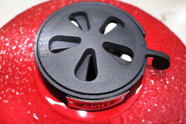 Керамический гриль-барбекю Start Grill 22 дюйма (красный) (56 см) с чехлом - фото 5 - id-p106463575