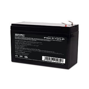 Аккумуляторная батарея SVC PQ4.5-12/LP 12В 4.5 Ач, фото 2