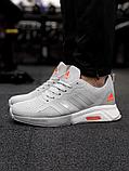 Кроссовки Adidas Cloudfoam сер Оранж 219-1, фото 3