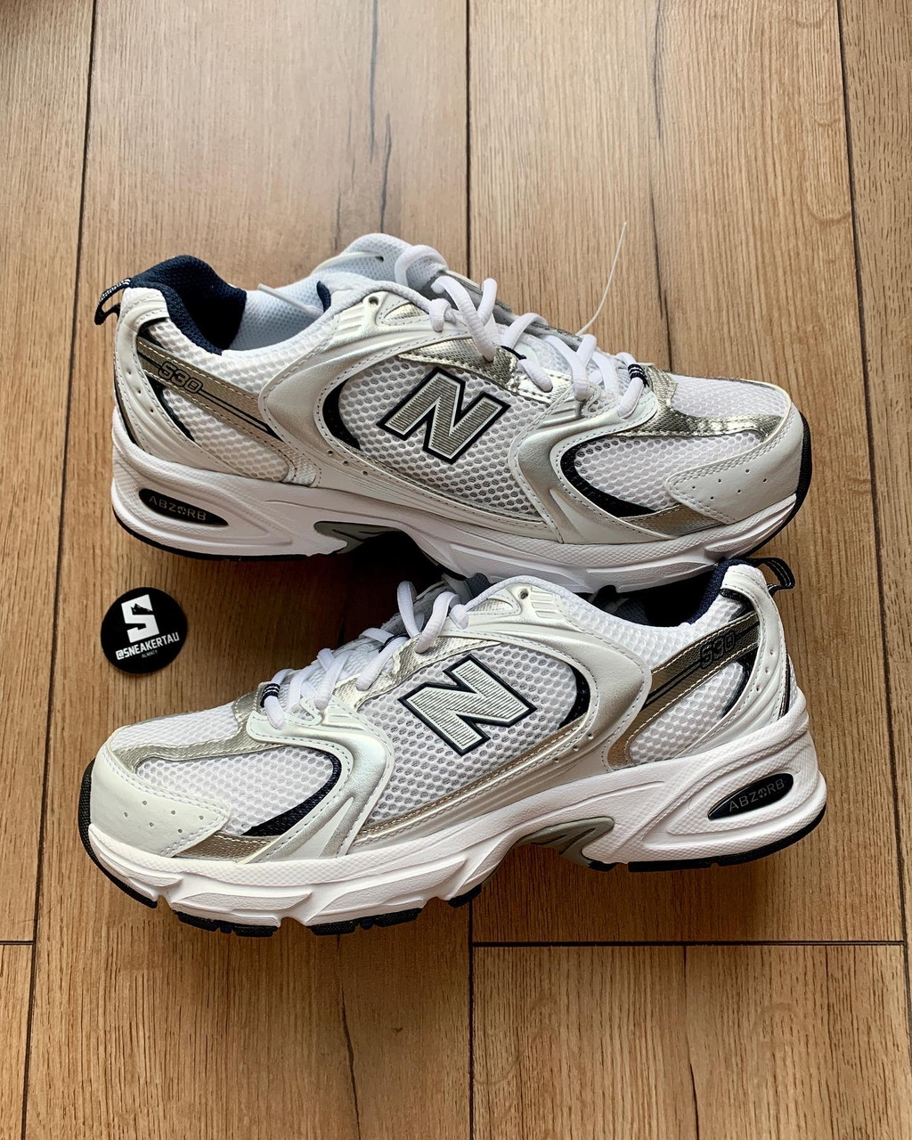 Оригинальные кроссовки New Balance 530 White Silver Navy (id 106470517)