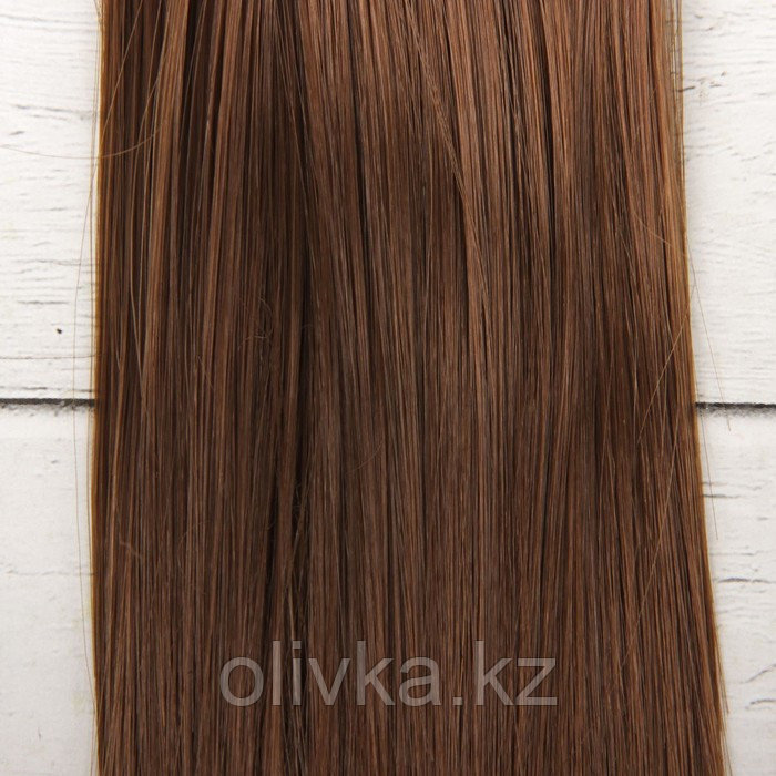 Волосы - тресс для кукол «Прямые» длина волос: 15 см, ширина:100 см, цвет № 8В - фото 2 - id-p86925890