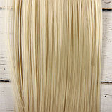Волосы - тресс для кукол «Прямые» длина волос: 15 см, ширина:100 см, цвет № 88, фото 2