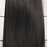 Волосы - тресс для кукол «Прямые» длина волос: 15 см, ширина: 100 см, цвет № 1, фото 3