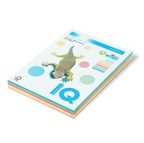 Бумага "IQ Color" Mixed-Packs Pale, формат А4, пл-ть 80 гр/м2, 250 лист/пач