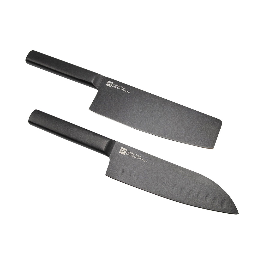 Набор ножей HuoHou Cool black non-stick steel knife set - фото 1 - id-p106015956