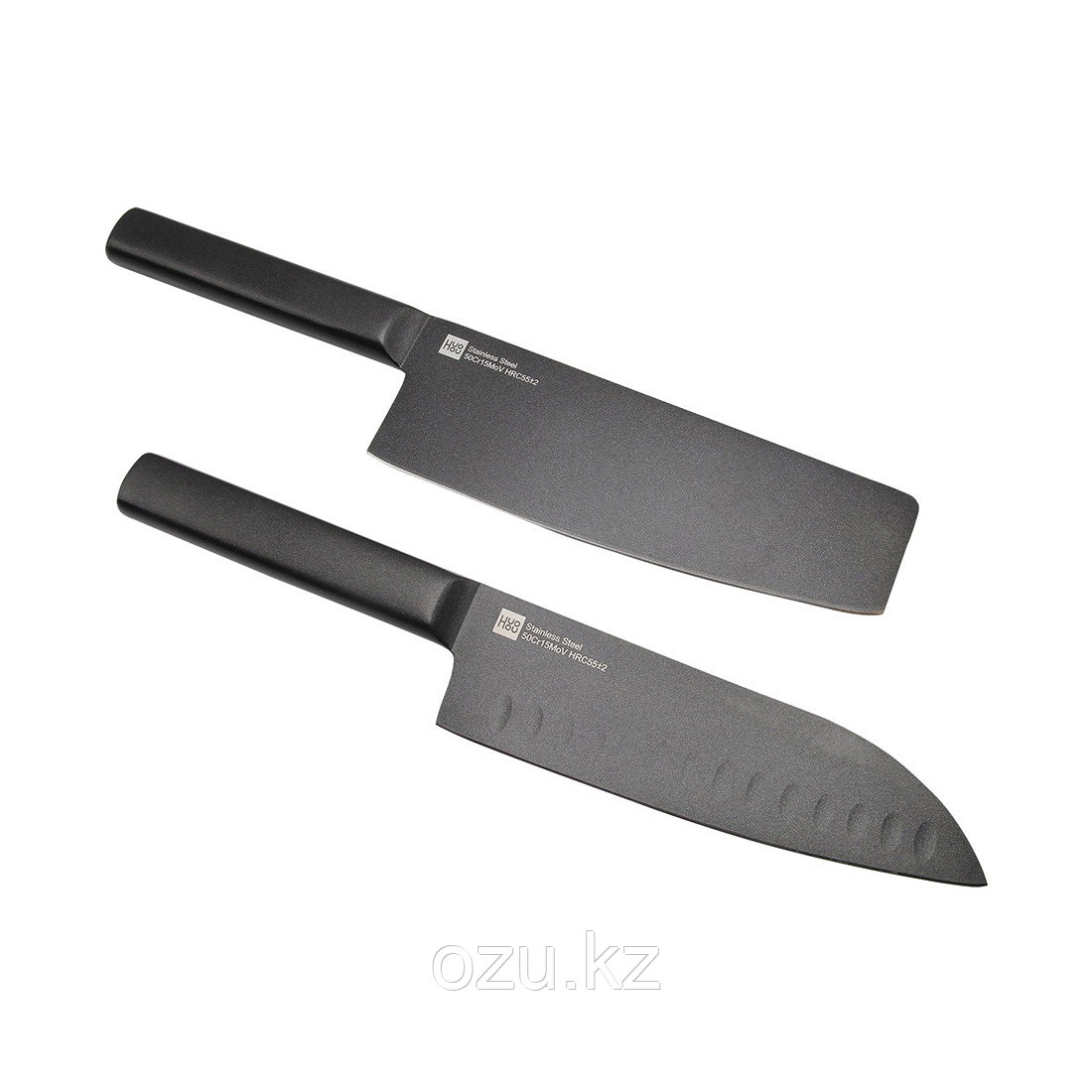 Набор ножей HuoHou Cool black non-stick steel knife set - фото 1 - id-p106016344