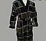 Мужской велюровый халат, махровый, воротник кимоно, капюшон, фото 5