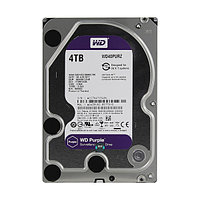 Жесткий диск HDD 4000 Gb Western Digital (WD40PURZ), 3.5", 64Mb, SATA III, Purple