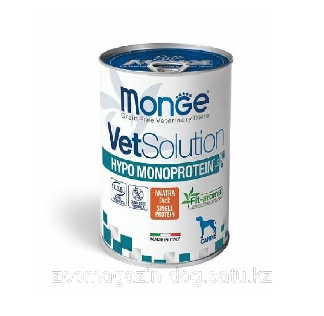 Monge Vetsolution HYPO монобелковая гипоалергенная диета для собак утка ,400гр