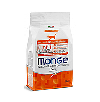 Monge Monoprotein KITTEN DUCK для котят до 12 мес, беременных и кормящих кошек утка, 1,5кг.