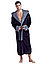 Мужской велюровый халат, махровый,капюшон, фото 3