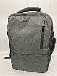 Деловой Smart/рюкзак-трансформер. Высота 45 см, ширина 30 см, глубина 14 см., фото 2