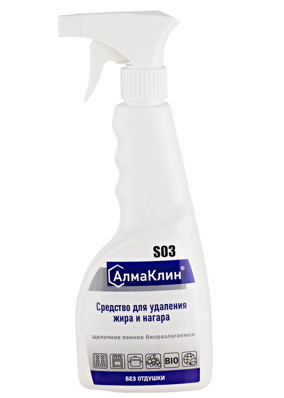 Щелочное моющее средство для мойки грилей и духовок АлмаКлин S03