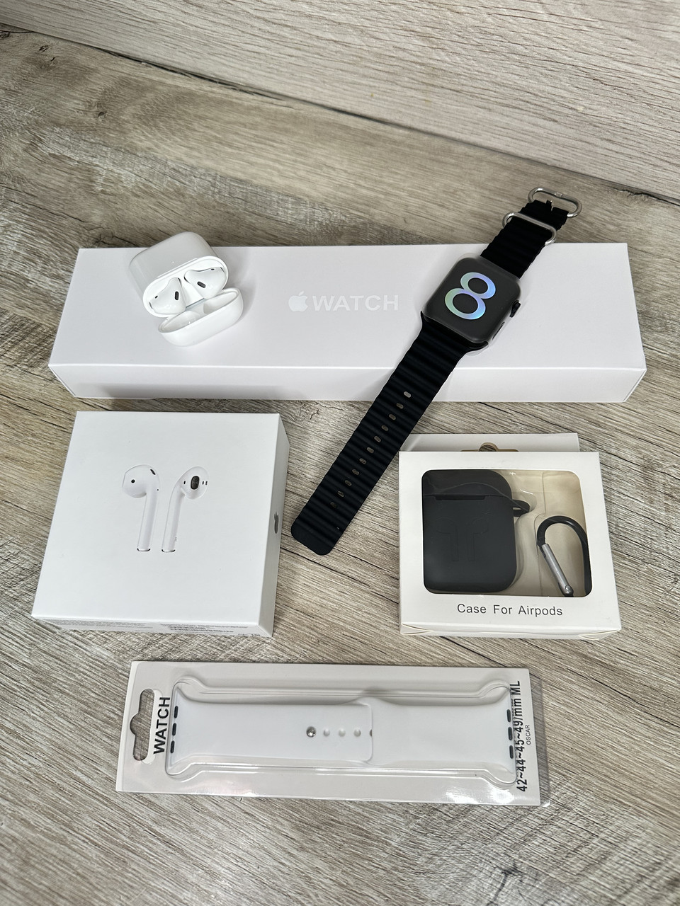 Apple Watch 8 + AirPods 2 + приятные бонусы (отличная реплика) - фото 10 - id-p106477750