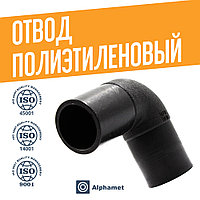 Отвод полиэтиленовый 90* ф110мм SDR 17