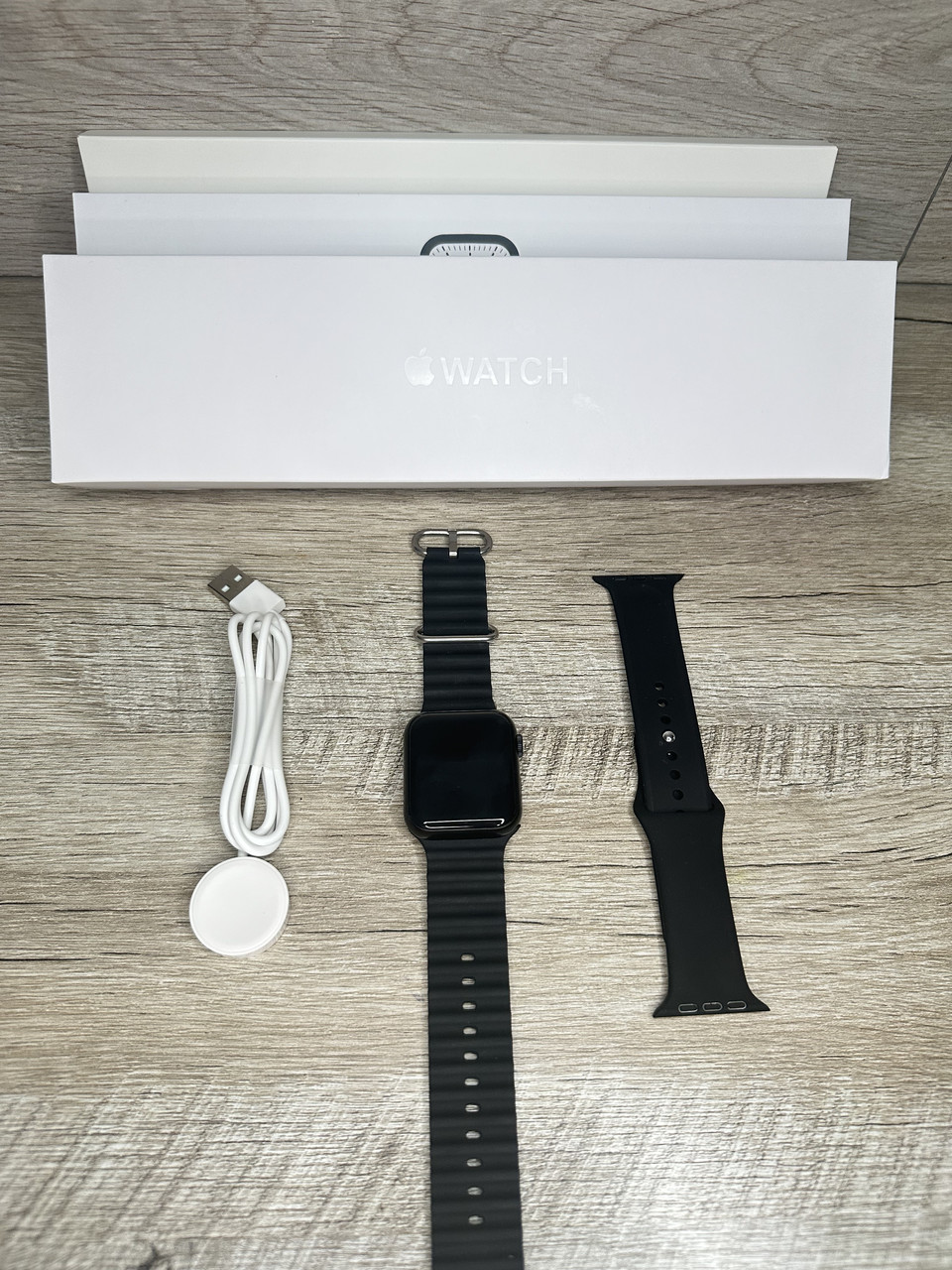 Наушники AirPods max premium + Apple Watch 8 (реплика) - фото 4 - id-p106479696