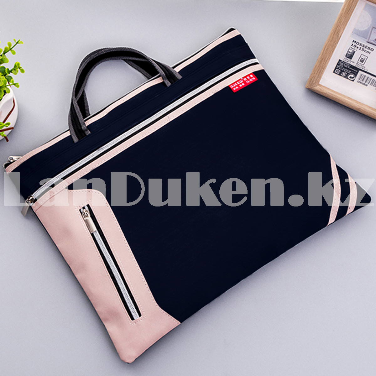 Портфель для документов 30х37 см черный (для формата А4)