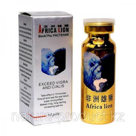 Биокомплекс для потенции Africa Lion Африканский Лев 10 таблеток