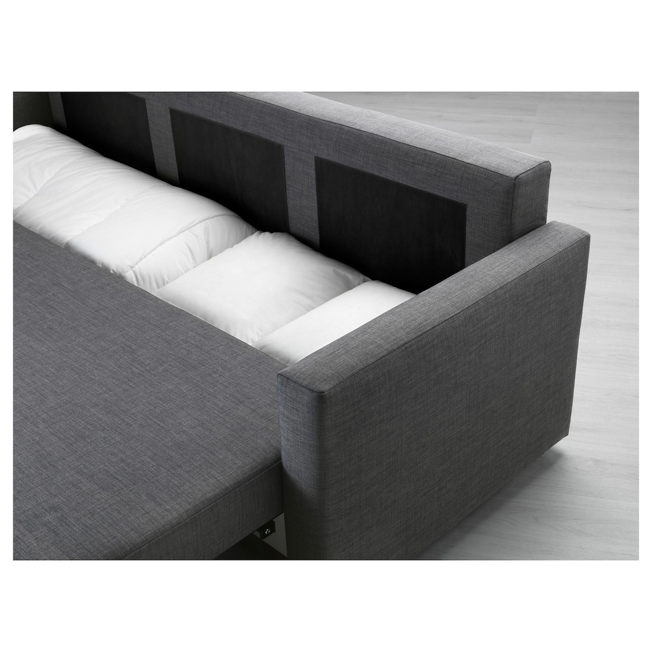 Диван-кровать ТОЙВО (FRIHETEN, ткань Skiftebo) трёхместный, тёмно-серый - фото 4 - id-p106480913