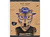 Тетрадь общая ArtSpace "Рисунки. Animals hipsters", эконом, А5, 48 листов в клетку, на скрепке, фото 3