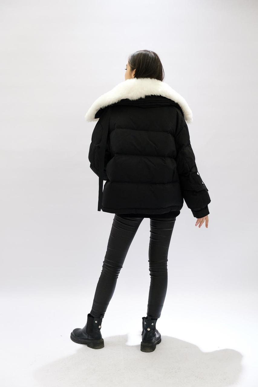 Женская зимняя куртка «UM&H 54883166» черный - фото 5 - id-p106481360