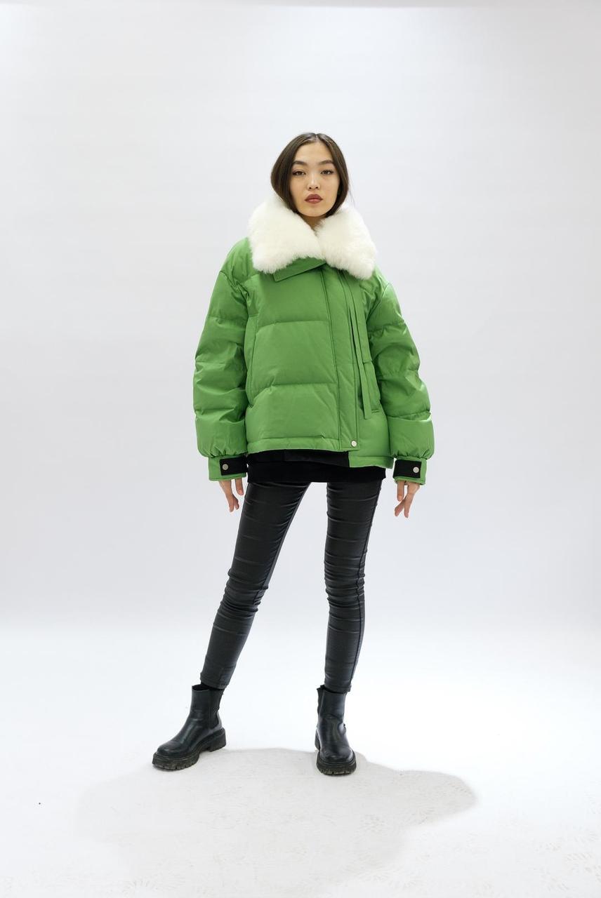 Женская зимняя куртка «UM&H 90138327» зеленый, фото 1