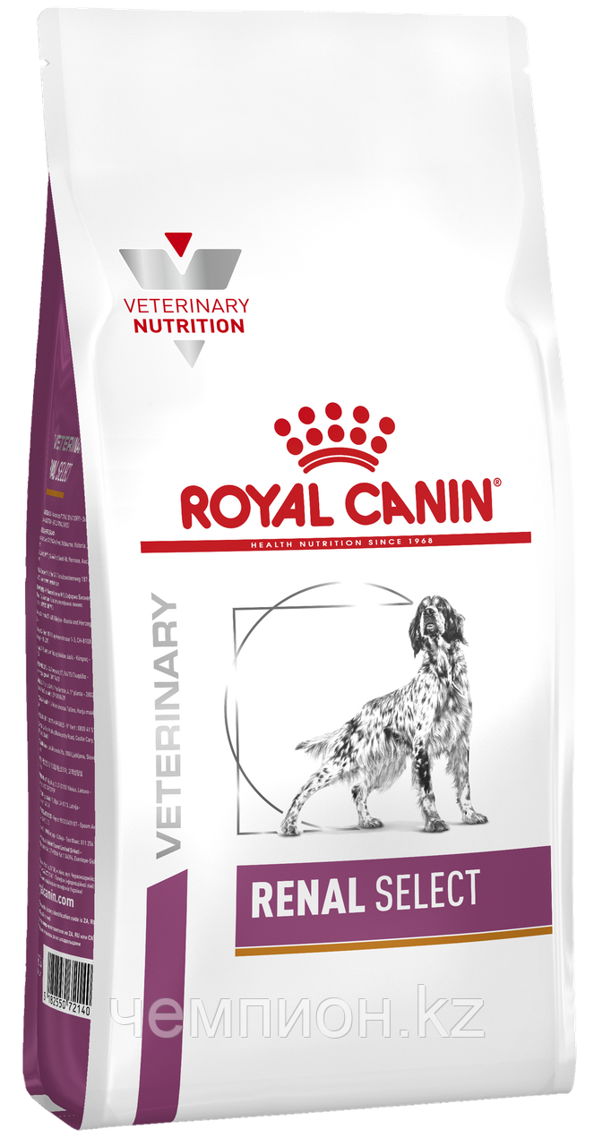 Royal Canin Renal Select Canine, Роял Канин диета при хронической почечной недостаточности собак, уп. 10кг.