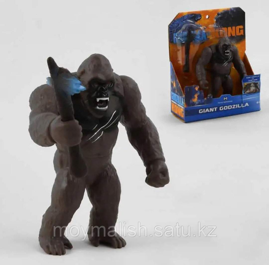 Игровая фигурка Кинг-Конга (King Kong), с боевым топором, 15 см - фото 1 - id-p106483639