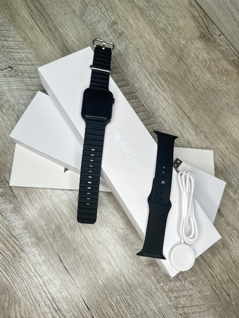 Подарочный набор Apple с 50% скидкой Apple Watch 8 ultra + Apple Watch 8 + 2 ремешка в подарок - фото 7 - id-p106485601