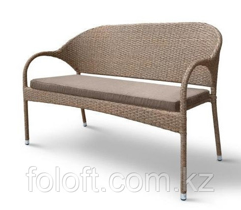 Плетеный диван S70B-W56 Light Brown - фото 1 - id-p106485604