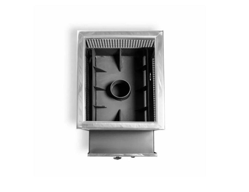 Печь для бани 8-6 мм Радуга 30 со стеклом, с теплообменником из нерж. стали Пр/Лев - фото 2 - id-p106485794