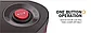 Маслопресс бытовой, Соковыжималка для цитрусовых DSP-KJ3070, красный, фото 5