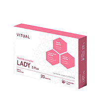 ЛЕДИ 3 Плюс 20 (Lady3 Plus®) для женщин – яичники, щитовидная железа, сосуды. Пептидный комплекс