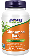 БАД Cinnamon Bark 600 mg, 120 veg.caps, NOW