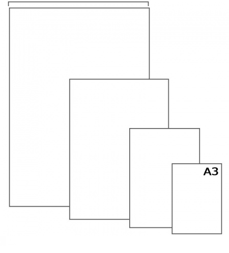 Ватман ГОЗНАК (бумага чертежная) А3, 297 х 420 мм, 200 г/м2 - фото 1 - id-p106487595