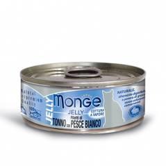 Monge Jelly консервы для кошек желтоперый тунец с морским карасем в желе ,80гр