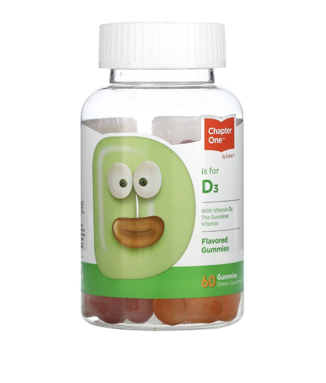 Chapter one витамин D3, жевательные конфеты со вкусом, 60 жевательных конфет - фото 1 - id-p106488162