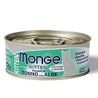 Monge Jelly KITTEN консервы для котят тунец с алое в желе ,80гр