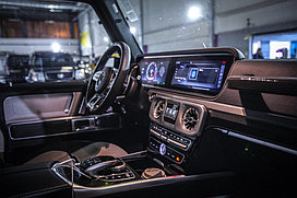 Комплект салонных накладок из карбона на Mercedes Benz G Class W463A / W464 (2018+)