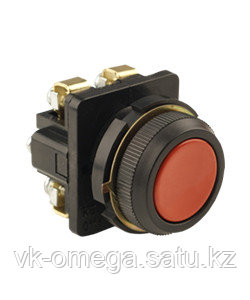 КЕ-011 У3 исп.2, красный, 1з+1р, цилиндр, IP40,10А, 660В, выключатель кнопочный (ЭТ), фото 2