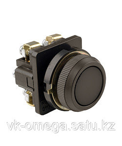 КЕ-011 У3 исп.2, черный, 1з+1р, цилиндр, IP40, 10А, 660В, выключатель кнопочный (ЭТ), фото 2