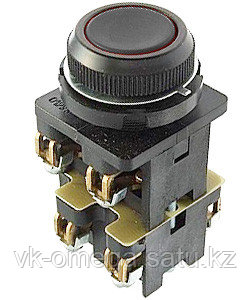 КЕ-012 У3 исп.5, черный, 4р, цилиндр, IP40, 10А, 660В, выключатель кнопочный (ЭТ), фото 2