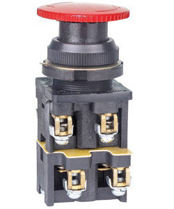 КЕ-022 У3 исп.6, красный, 3з, гриб без фиксации, IP40, 10А, 660В, выключатель кнопочный  (ЭТ), фото 2