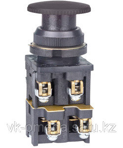 КЕ-022 У3 исп.7, черный, 2з+1р, гриб без фиксации, IP40, 10А, 660В, выключатель кнопочный (ЭТ), фото 2