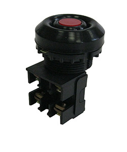 КЕ-081 У2 исп.4, красный, 1з, цилиндр, IP54, 10А ,660В, выключатель кнопочный  (ЭТ)