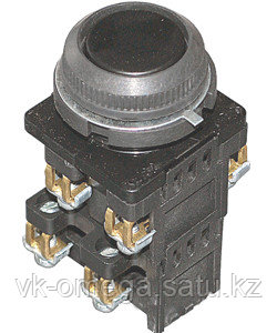 КЕ-182 У2 исп.3, черный, 2з+2р, цилиндр, IP54, 10А, 660В, выключатель кнопочный (ЭТ), фото 2