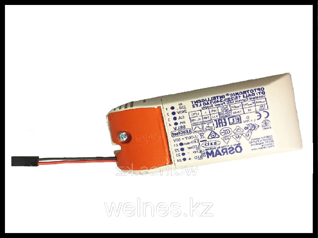 Блок питания / понижающий трансформатор для светодиодов Cariitti Oti DALI 15 150 mA для паровой комнаты, фото 1