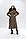 Зимняя женская куртка «UM&H 35724882» коричневый, фото 3